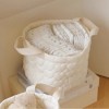 Square Storage Basket Quilted Love Finishing Storage Box