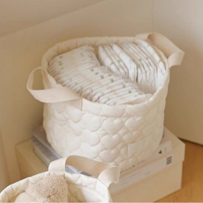 Square Storage Basket Quilted Love Finishing Storage Box