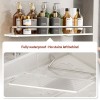 Bathroom No-Drill Storage Golden Shelf
