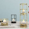 Hot Selling Simple Wrought Iron Candlestick Ring Candlestick Ornaments