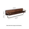Bathroom Vanity Shelf No Drilling Required