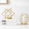 Nordic home decoration wrought iron candle holder ornaments