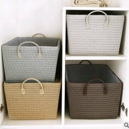 Simple hamper storage basket storage basket finishing basket large size clothes basket toy basket