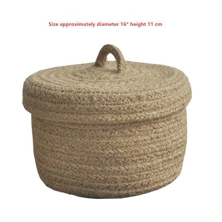 Handmade Jute Storage Basket, Storage Basket, Multipurpose Decorative Box, Sewing Box