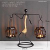 Creative Candle Holder Iron Home Decoration Kitchen Restaura