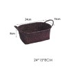 Desktop Storage Sea Fruit Tray Straw Basket Basket Snack Basket