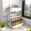 Kitchen Shelf Countertop Double-layer Household Multifunctional