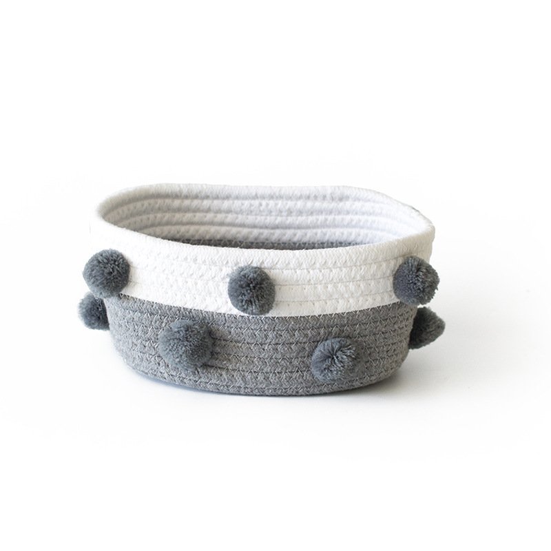 Cotton Rope Woven Storage Basket
