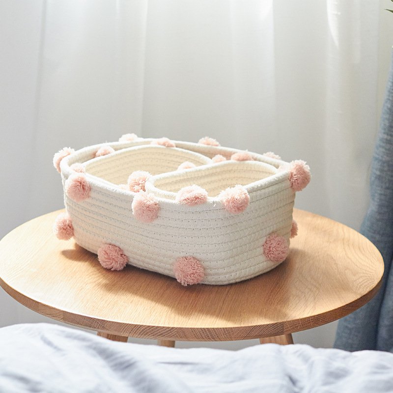 Cotton Rope Woven Storage Basket