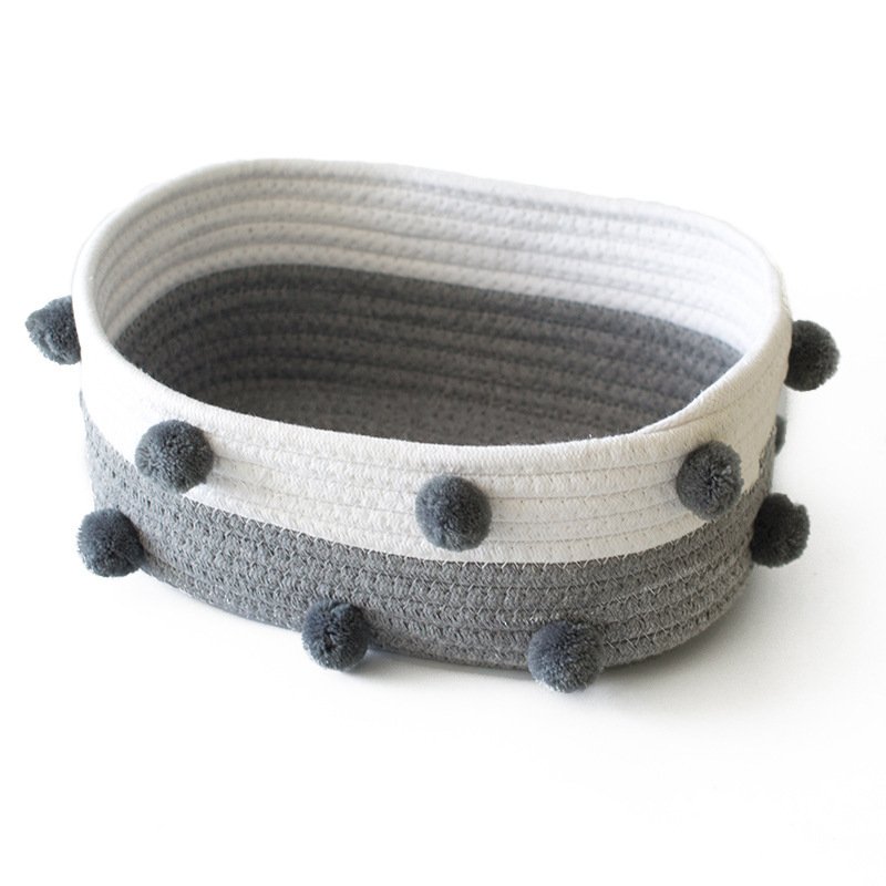 Cotton Rope Woven Storage Basket
