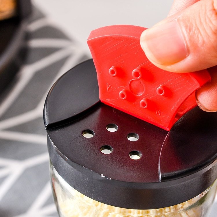 Rotary Seasoning Storage Spice Bottle Rack Kitchen Salt and Pepper Cruet Condiment Set Containers for Spices