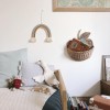 Cross-Border Ins Hand-Made Rattan Apple-Shaped Storage Basket, Shaped Decorative Storage