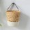 Seaweed Woven Storage Basket Wall Hanging Basket Storage Rack