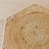 Rattan Straw Woven Hexagon Storage Basket Storage Box Box Fruit Basket