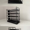 Kitchen Multi-layer Household Metal Pull-out Cabinet Storage Storage Rack Slide Seasoning Rack