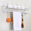 Bathroom shelf towel rack