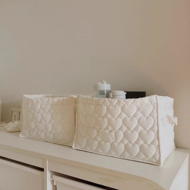 Square Storage Basket Quilted Love Finishing Storage Box