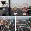 Geometric candlestick decoration