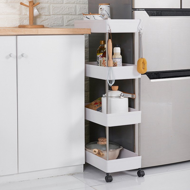 Simple Bathroom Without Perforation Multi-layer Shelf