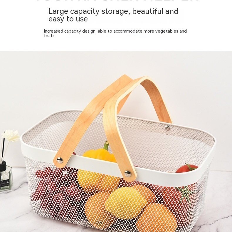 Metal Family Storage Basket