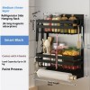 Refrigerator Shelf Side Storage Kitchen Magnetic Plastic Wrap Tissue Seasoning Side Multi-functional Punch Free Rack