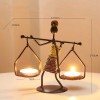 Creative Candle Holder Iron Home Decoration Kitchen Restaura