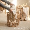 Rattan Storage Basket Woven Dirty Clothes Storage