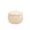 Cotton Thread Storage Basket Desktop Snack Toy With Lid Storage Basket
