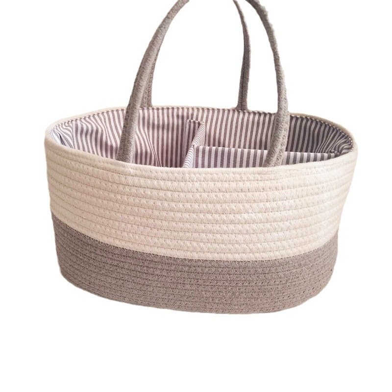 Plastic Portable Storage Basket White