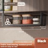 Hanging Partition Layered Seasoning Hanging Basket Cabinet Wall Cupboard Lower Hanging Rack