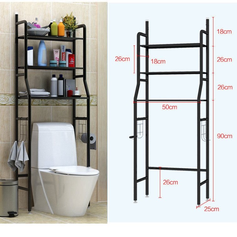 Bathroom Floor Finishing Storage Shelf Toilet