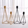Simple golden candlestick