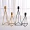 Simple golden candlestick