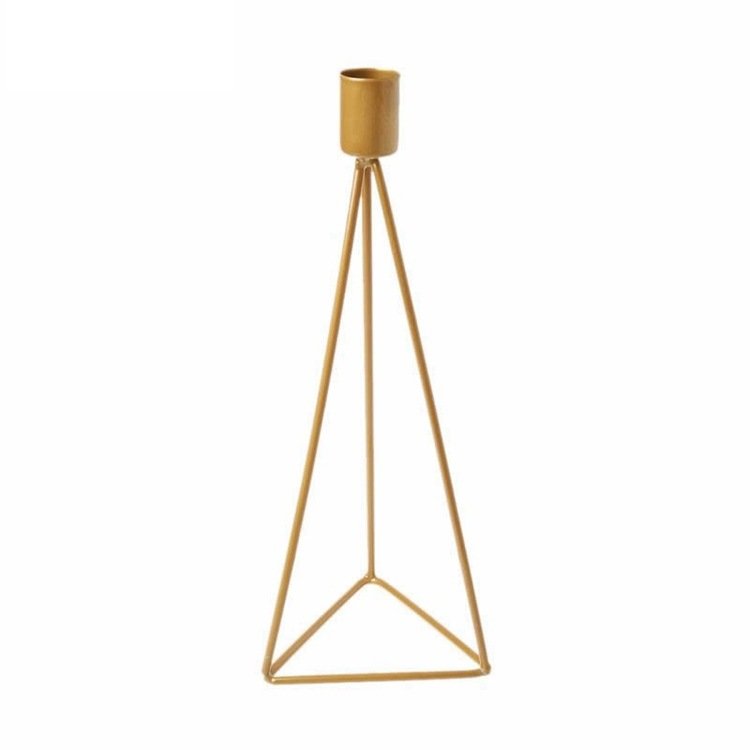 Simple golden candlestick
