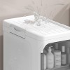 2 Tiers Slim Narrow Storage Cabinet Drawer Bathroom Bedroom Organizer Gap Shelf