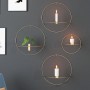 Black European Candlestick Cross-shaped Candlestick Shelf