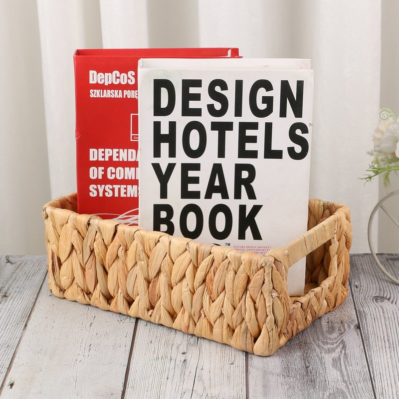 Straw Storage Simple Home Storage Basket