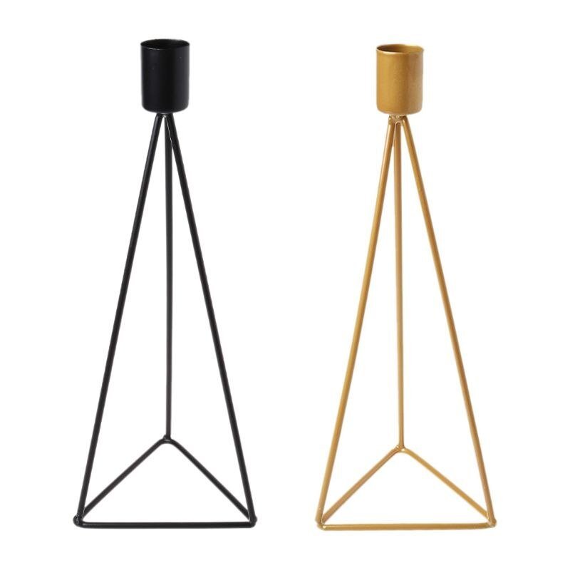 Simple golden candlestick