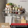 Kitchen Rack Seasoning Multifunctional Wall Mount Storage
