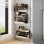Refrigerator Shelf Side Storage Kitchen Magnetic Plastic Wrap Tissue Seasoning Side Multi-functional Punch Free Rack