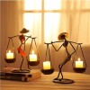 Wrought iron candlestick