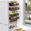 Mesh Refrigerator Shelf Kitchen Punch-free Soy Sauce Seasoning Rack