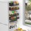 Mesh Refrigerator Shelf Kitchen Punch-free Soy Sauce Seasoning Rack