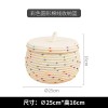 Cotton Thread Storage Basket Desktop Snack Toy With Lid Storage Basket