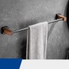 Solid Wood Collapsible Shelf Bathroom Set