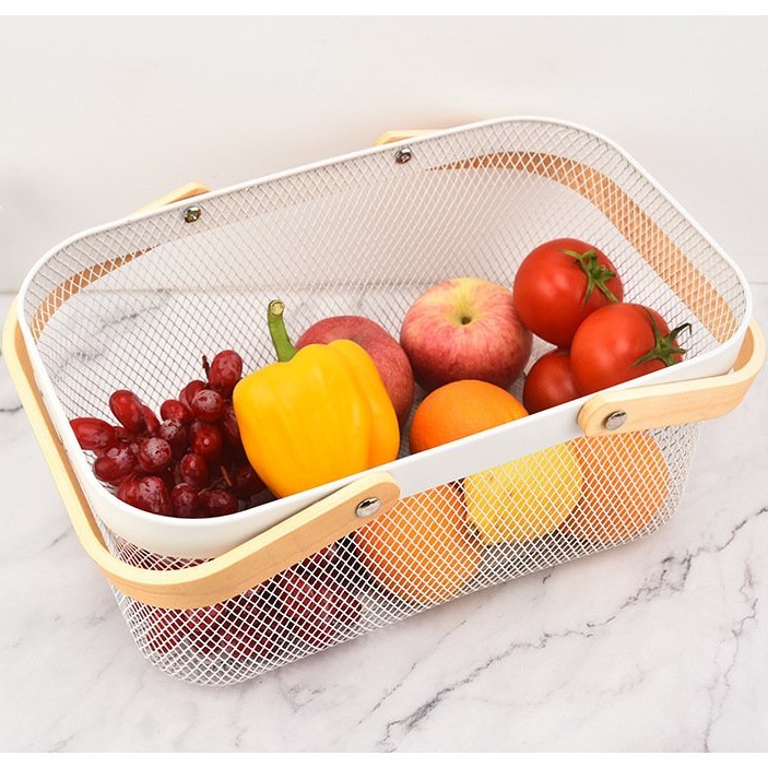 Metal Family Storage Basket
