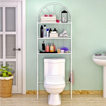 Toilet Bathroom Floor Storage Iron Shelf Toilet Shelf Storage Rack