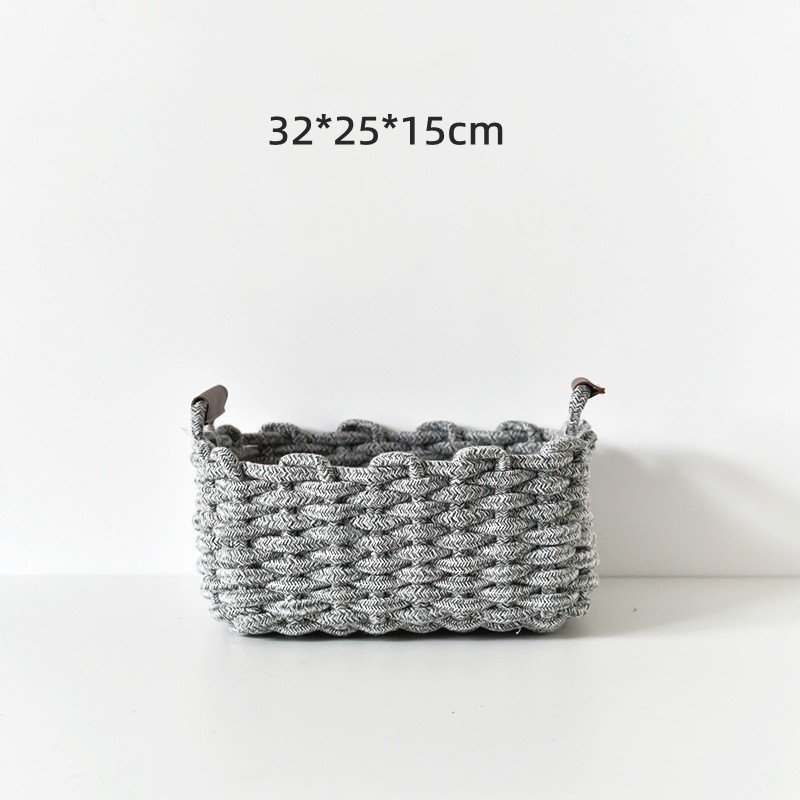 Cotton Cord Woven Storage Basket