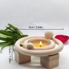 Solar System Theme Wooden Candlestick
