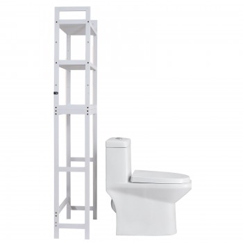 Over The Toilet Storage 3-Tier Bathroom Shelf Rack Space Saver Organizer